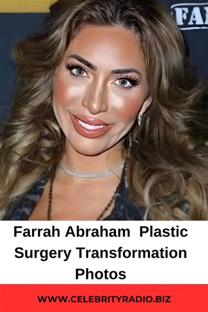 Farrah Abraham's Plastic Surgery Confession: Insights And Impact