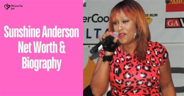 Sunshine Anderson's Net Worth In 2023